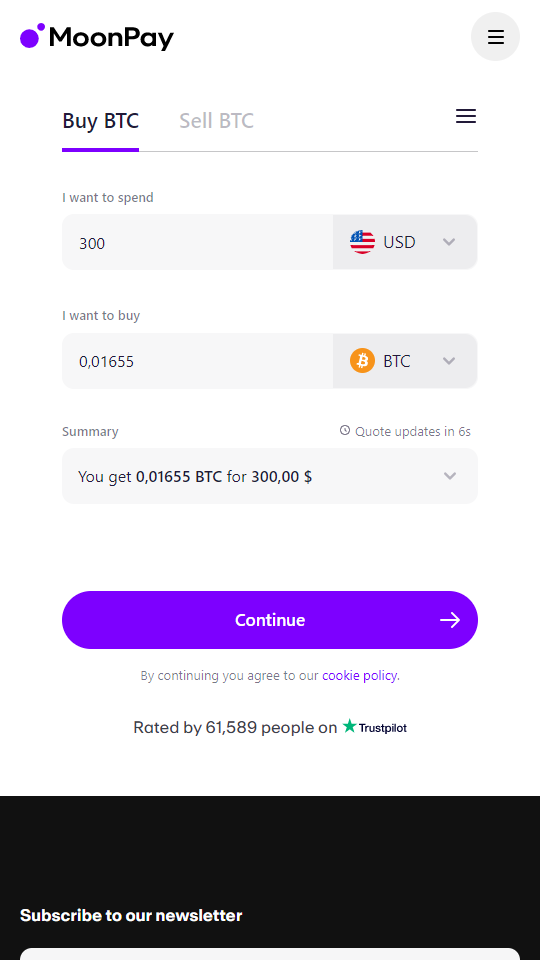 How to Deposit into a Bitcoin Casino with a Bank Card via MoonPay
