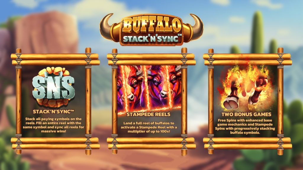 Buffalo Stack'n'Sync By Hacksaw Gaming
