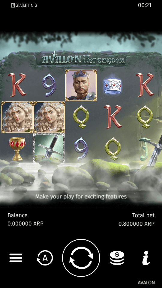 Avalon: The Lost Kingdom LTC Casino Screenshot