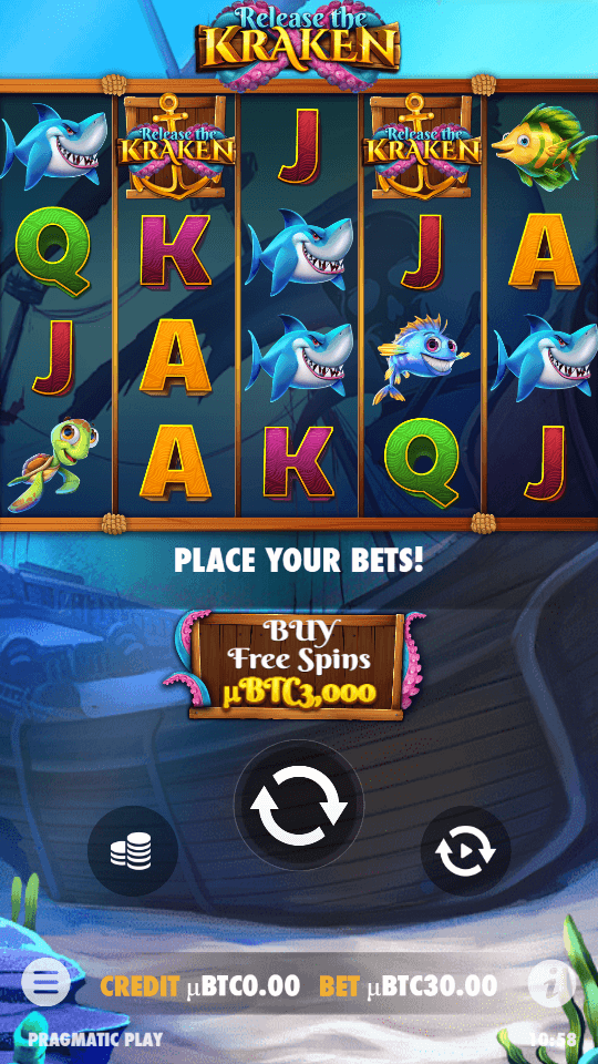 Release the Kraken LTC Casino Screenshot