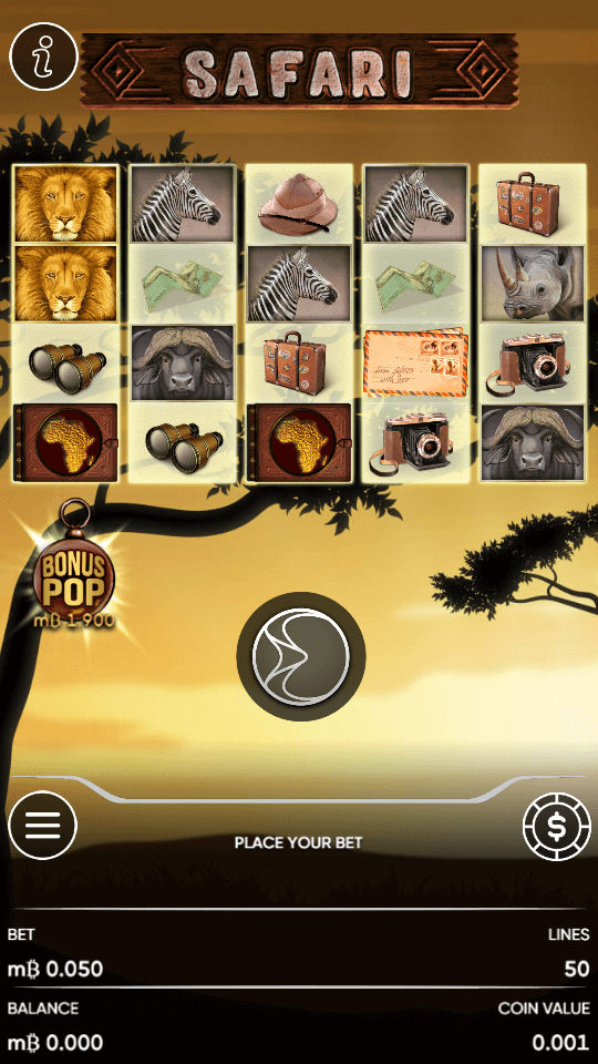 Safari LTC Casino Screenshot